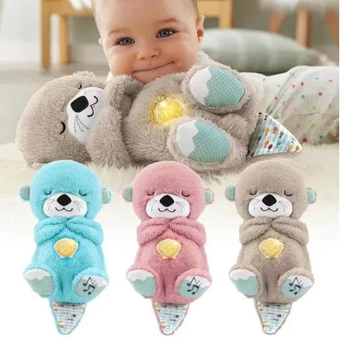 Peluche relajante para bebé que simula respiración ( nutria azul ) - additional image 11