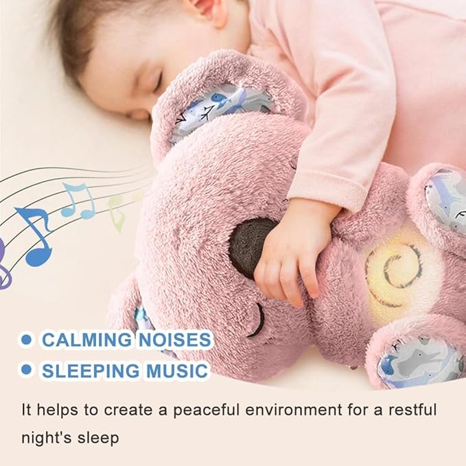 Peluche relajante para bebé que simula respiración ( koala rosa ) - additional image 4