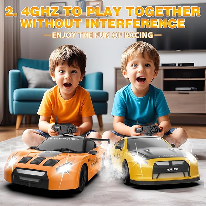 Coche teledirigido drift 1:24 GTR NARANJA - additional image 14