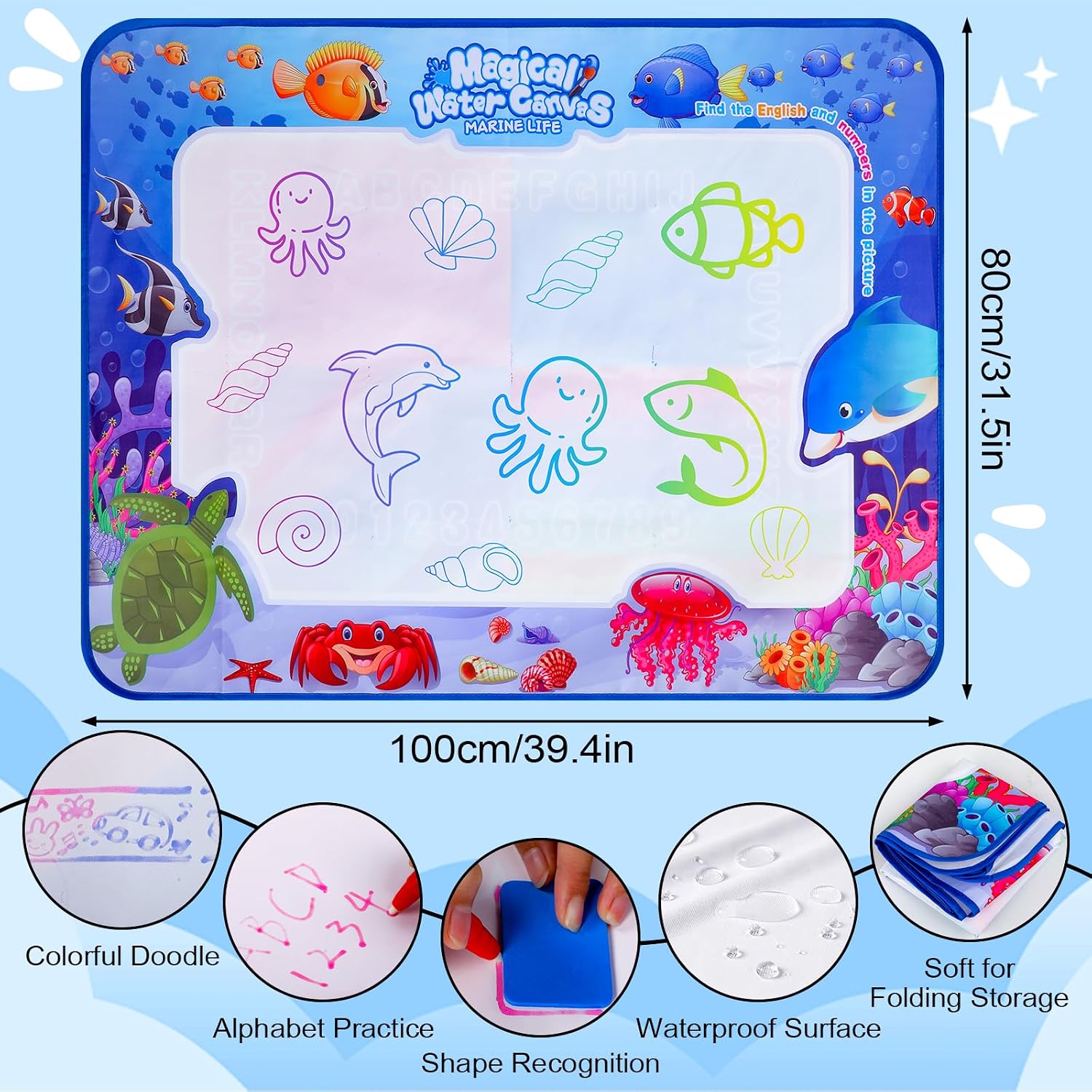 Alfombra mágica para dibujar con agua - additional image 4